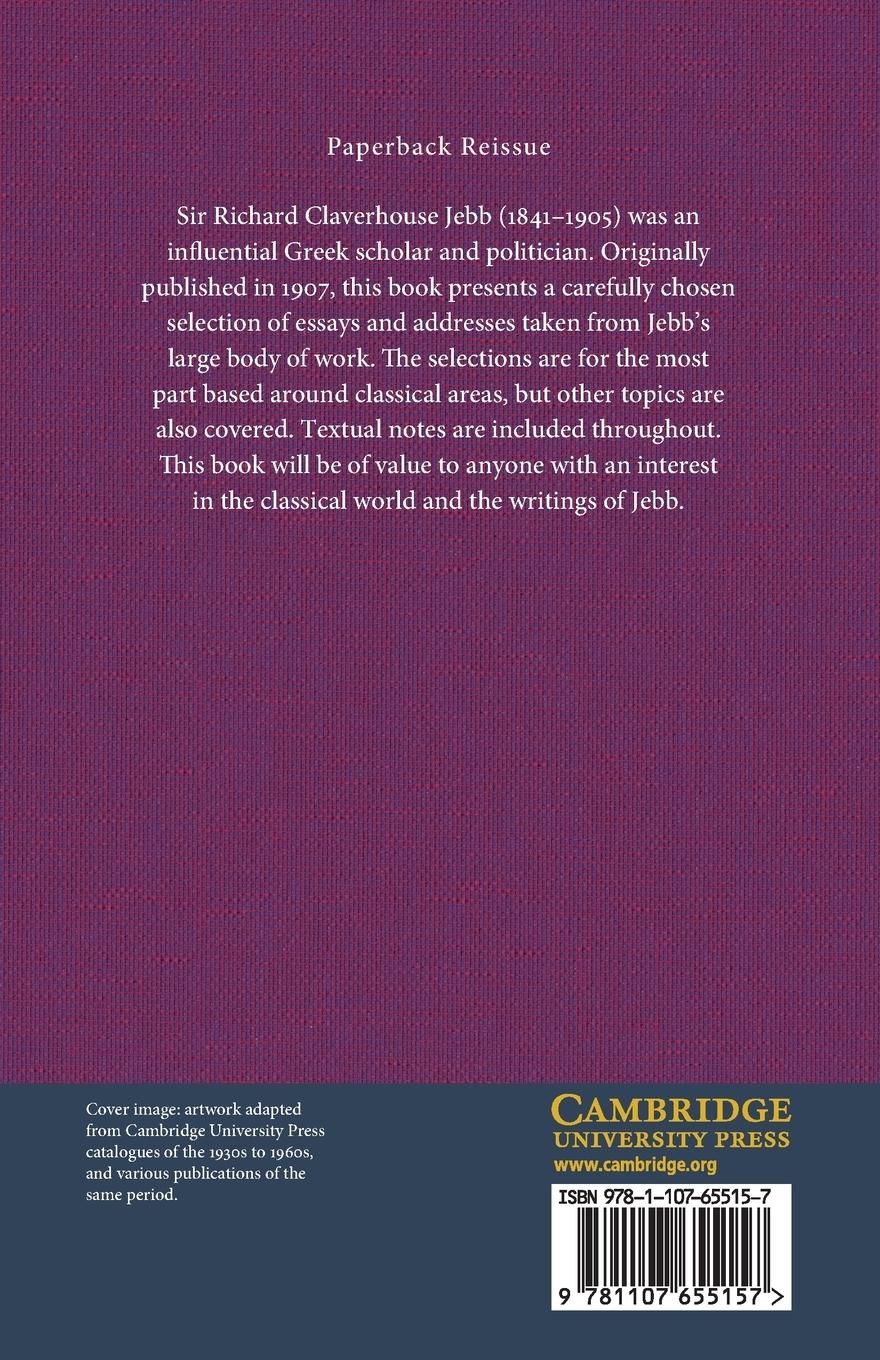 Rückseitencover Essays and Addresses