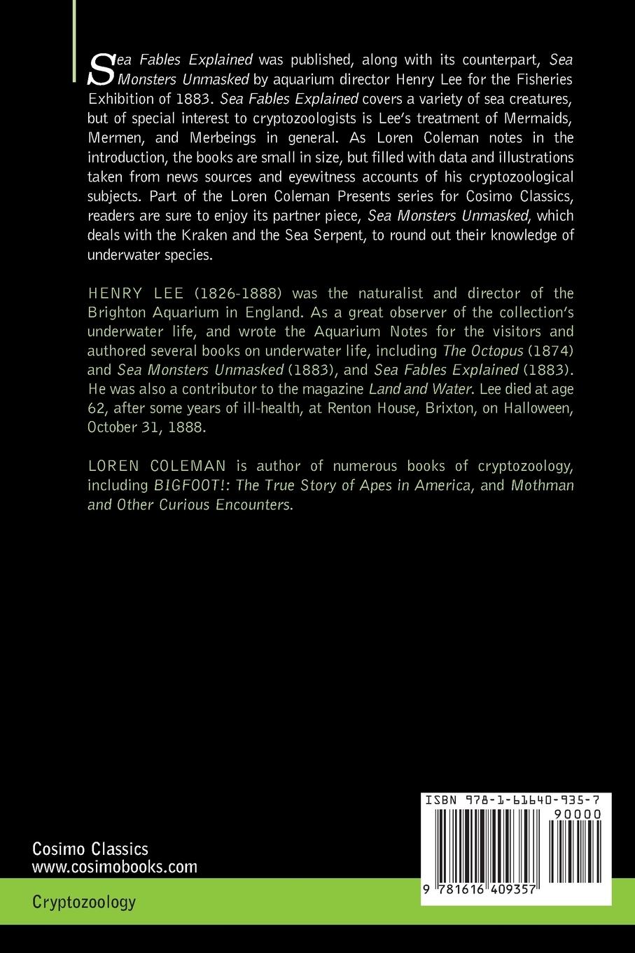 Rückseitencover Sea Fables Explained