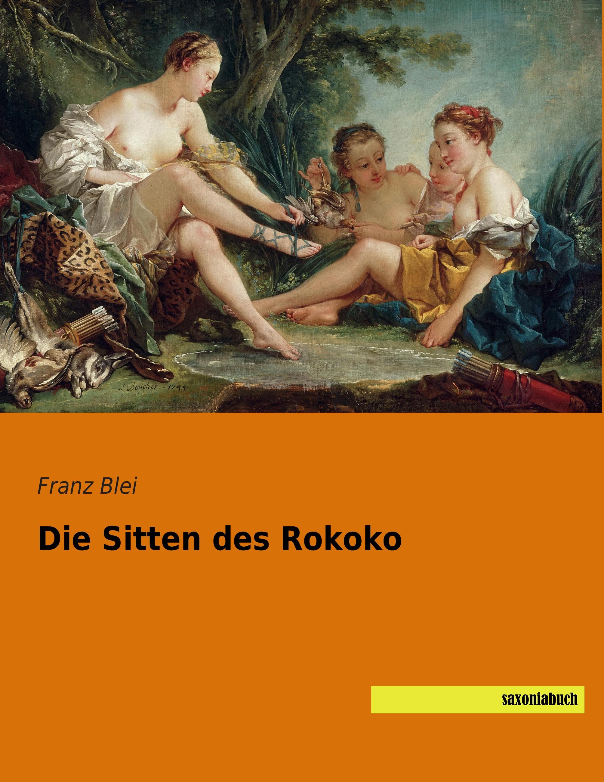 Vorderes Coverbild Die Sitten des Rokoko