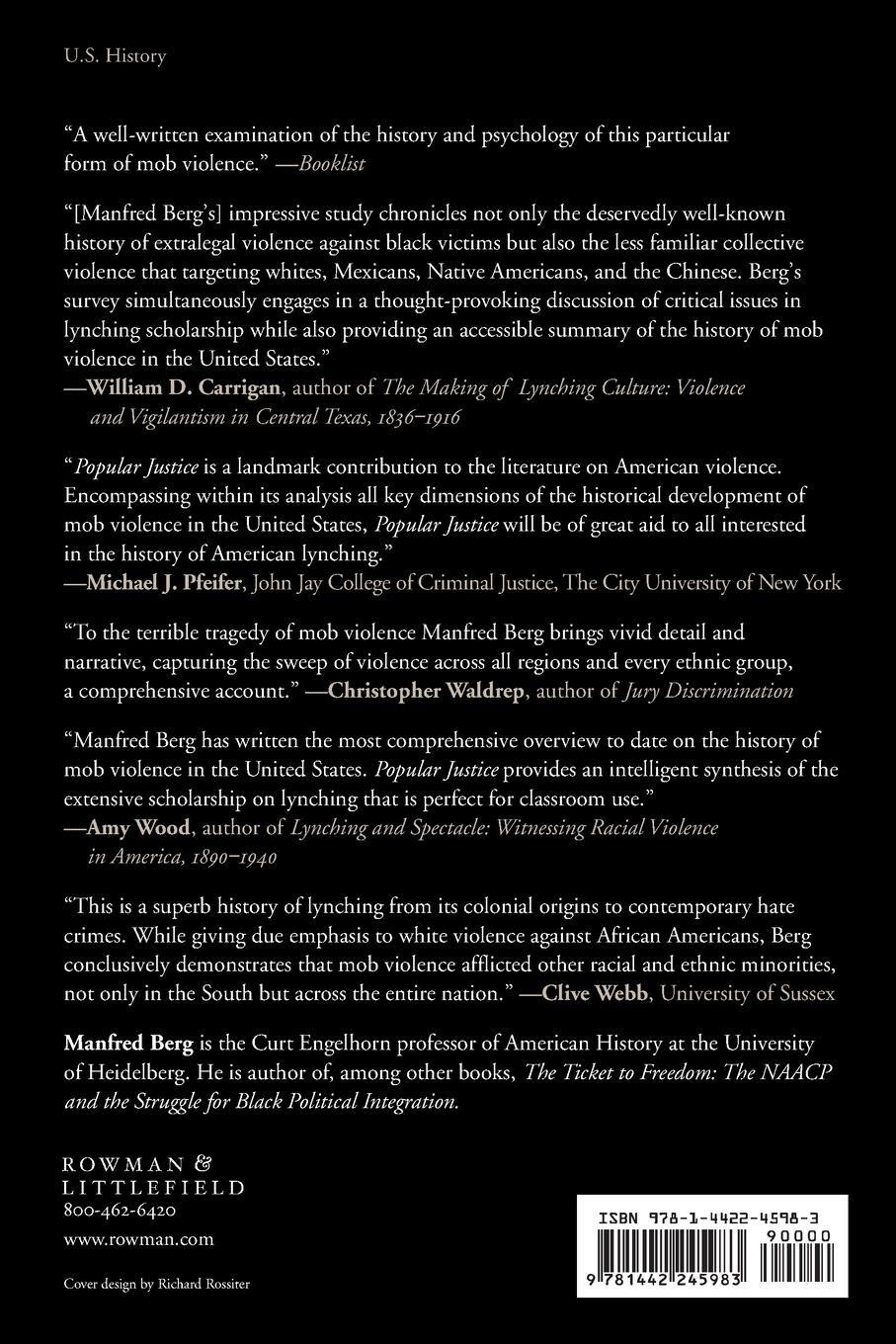 Rückseitencover Popular Justice