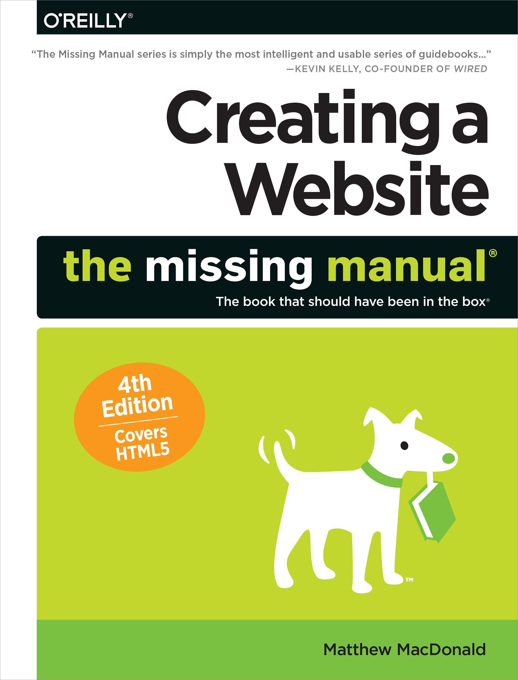 Vorderes Coverbild Creating a Website: The Missing Manual