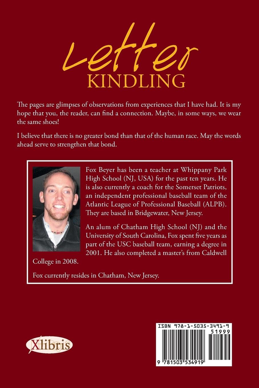 Rückseitencover Letter Kindling