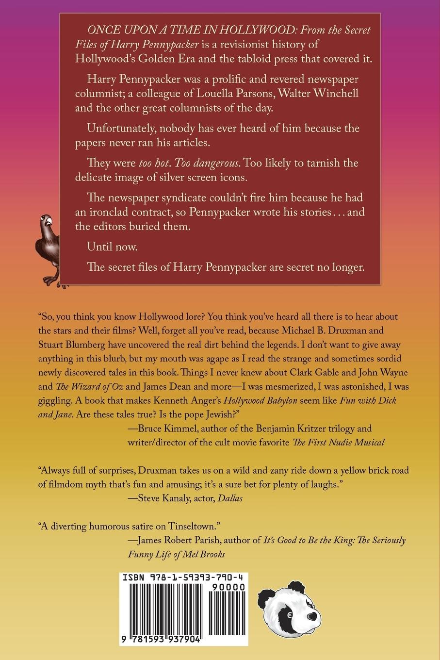 Rückseitencover Once Upon a Time in Hollywood