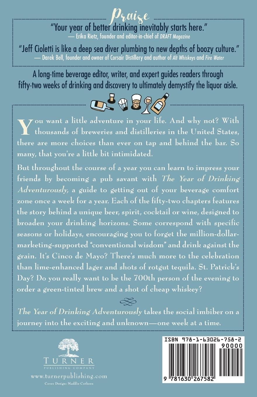 Rückseitencover The Year of Drinking Adventurously