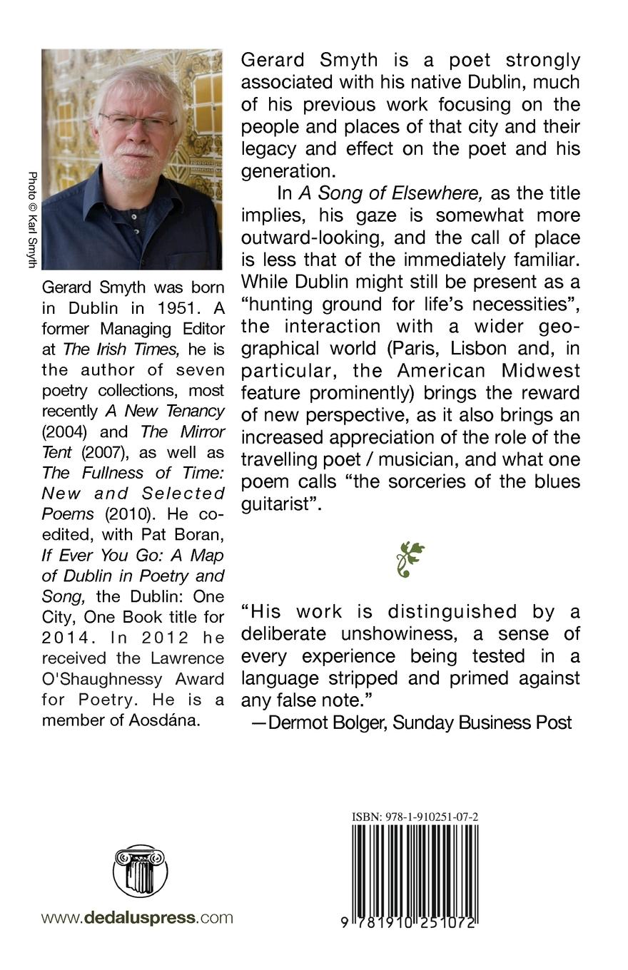 Rückseitencover A Song of Elsewhere