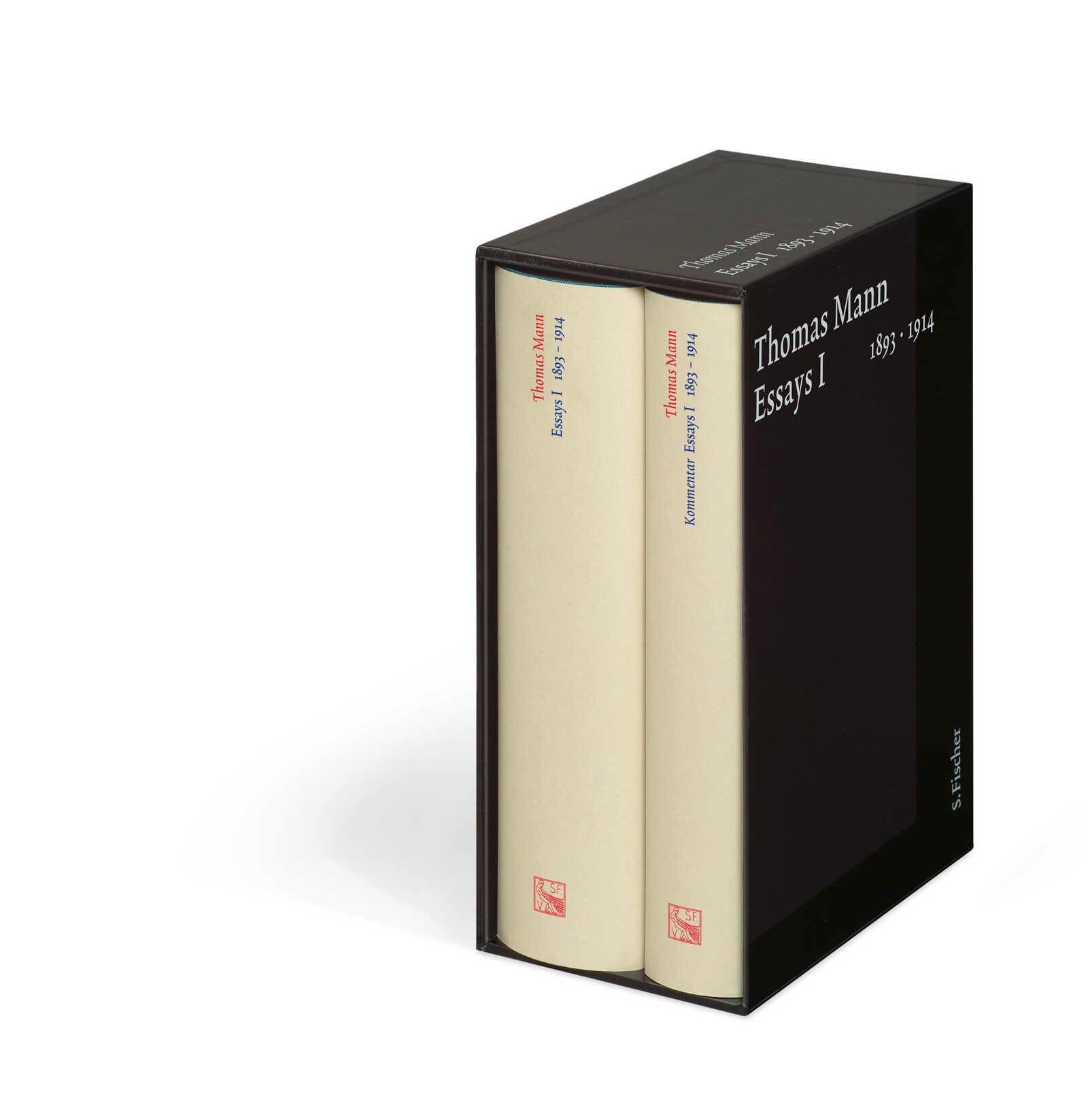 Vorderes Coverbild Essays 1. 1893-1914. Große kommentierte Frankfurter Ausgabe