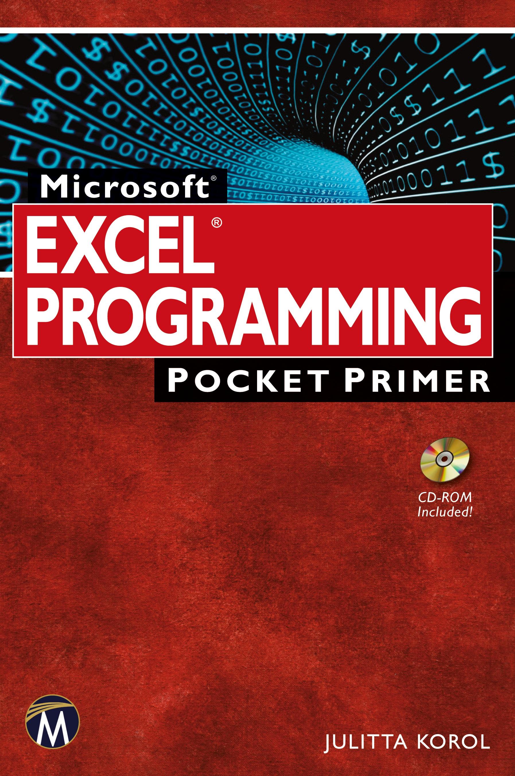 Vorderes Coverbild Microsoft Excel Programming Pocket Primer