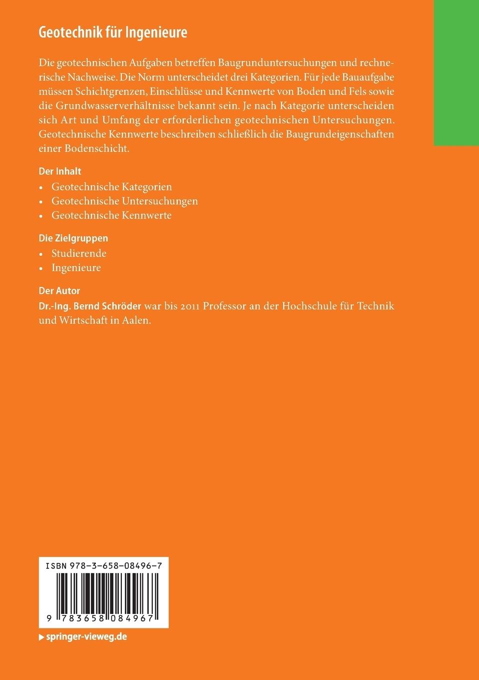 Rückseitencover Geotechnik für Ingenieure