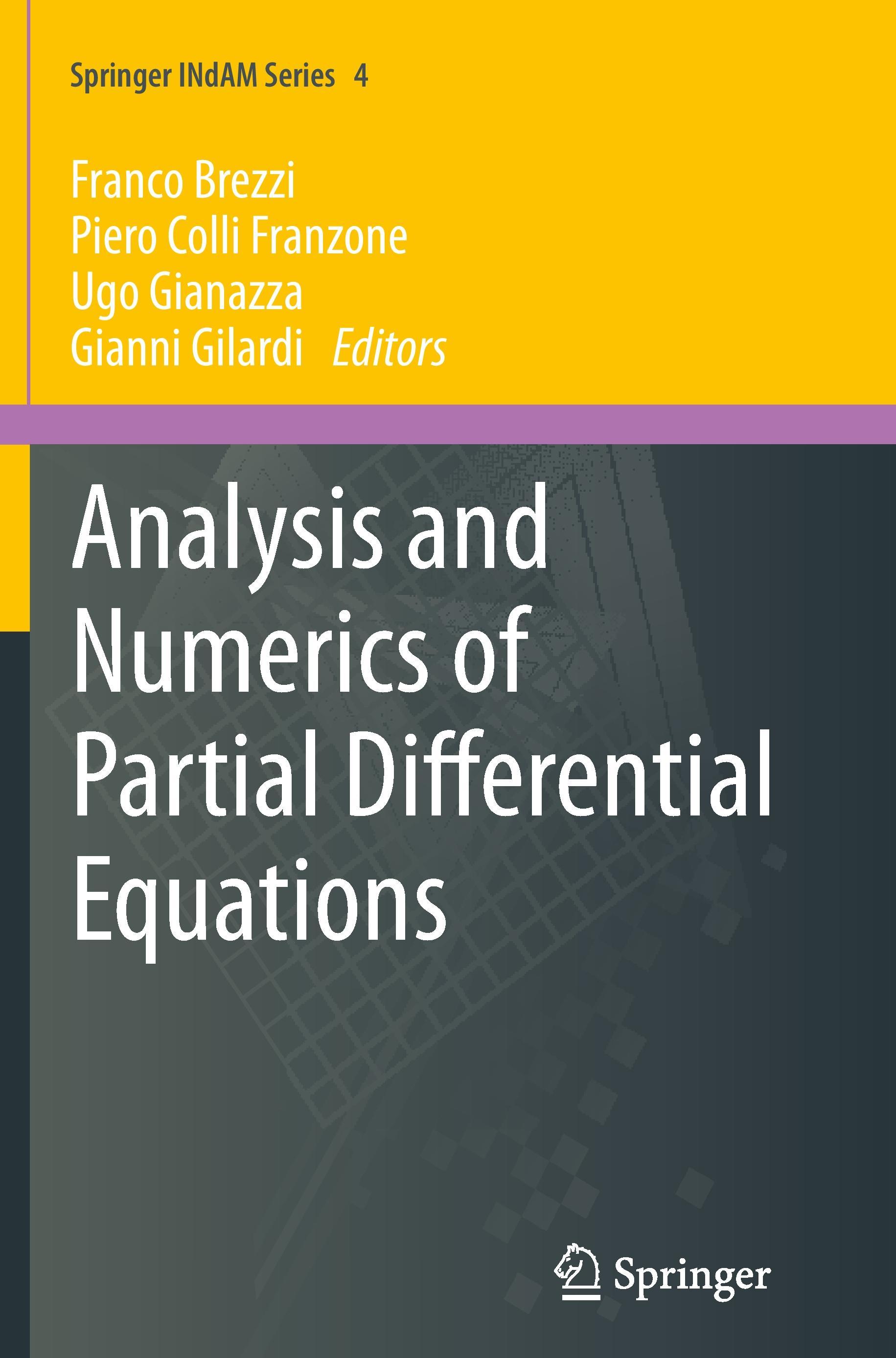 Vorderes Coverbild Analysis and Numerics of Partial Differential Equations