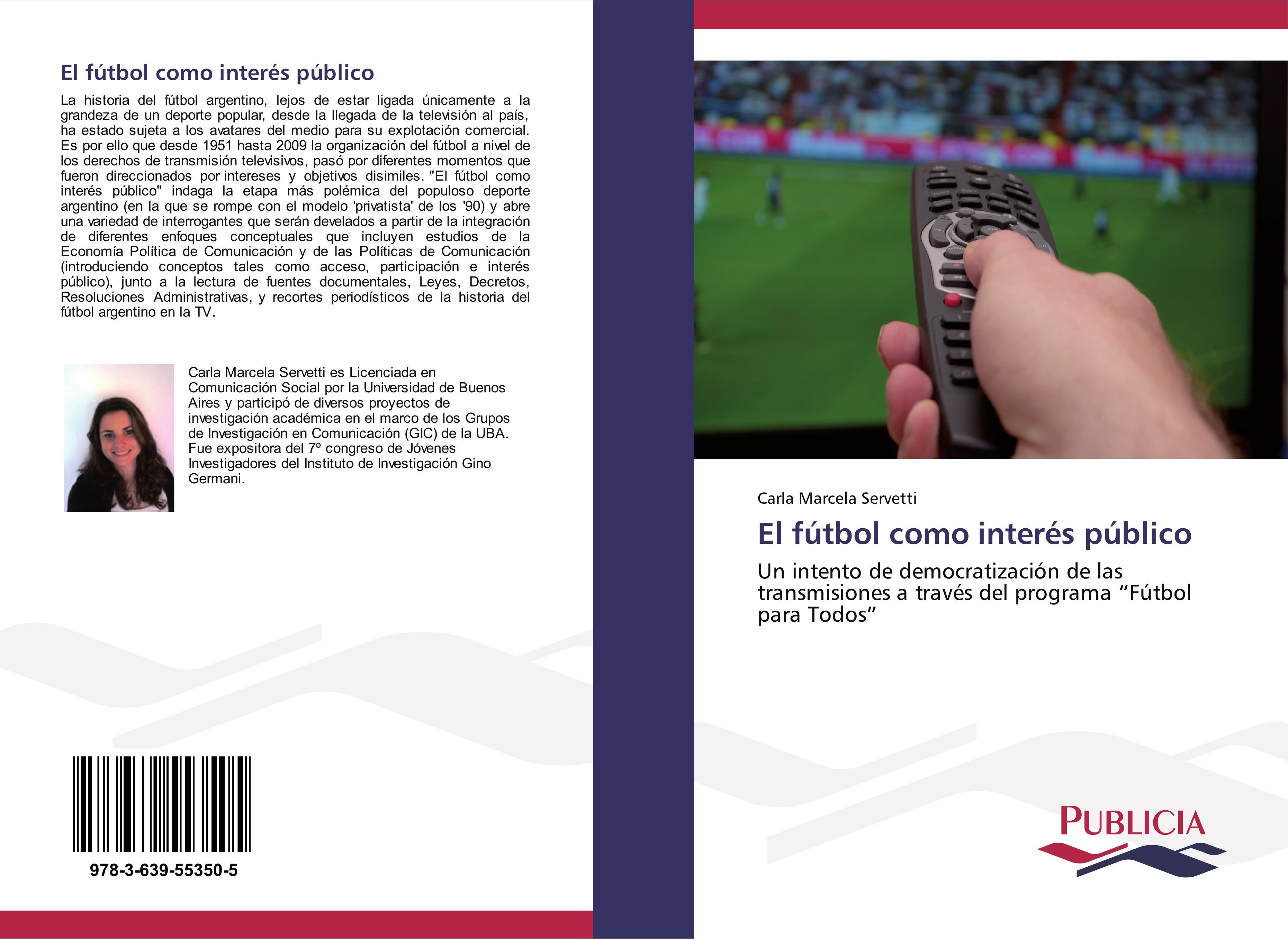 Vorderes Coverbild El fútbol como interés público