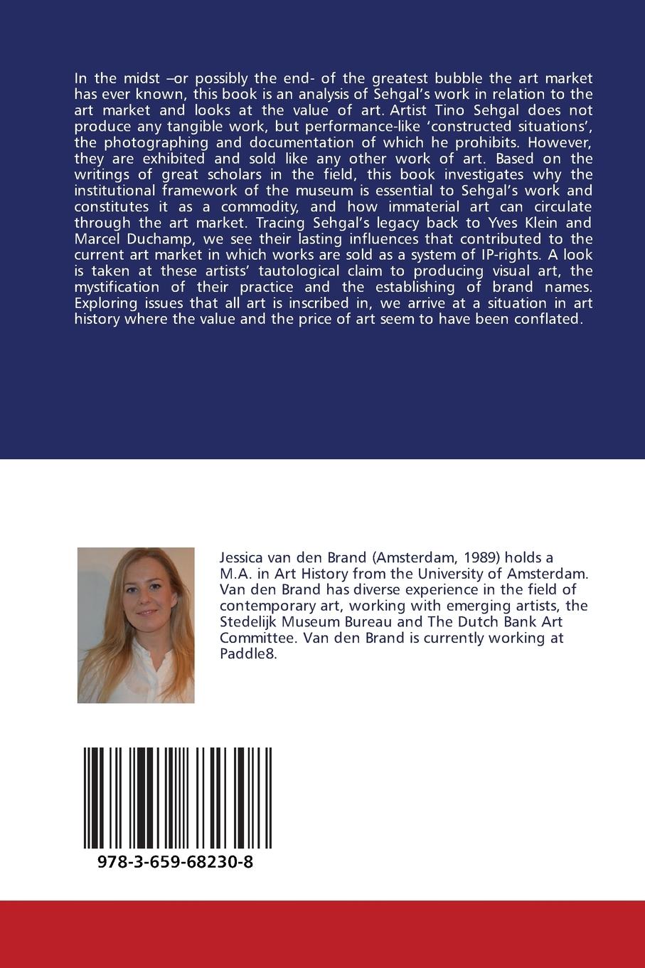 Rückseitencover Tino Sehgal