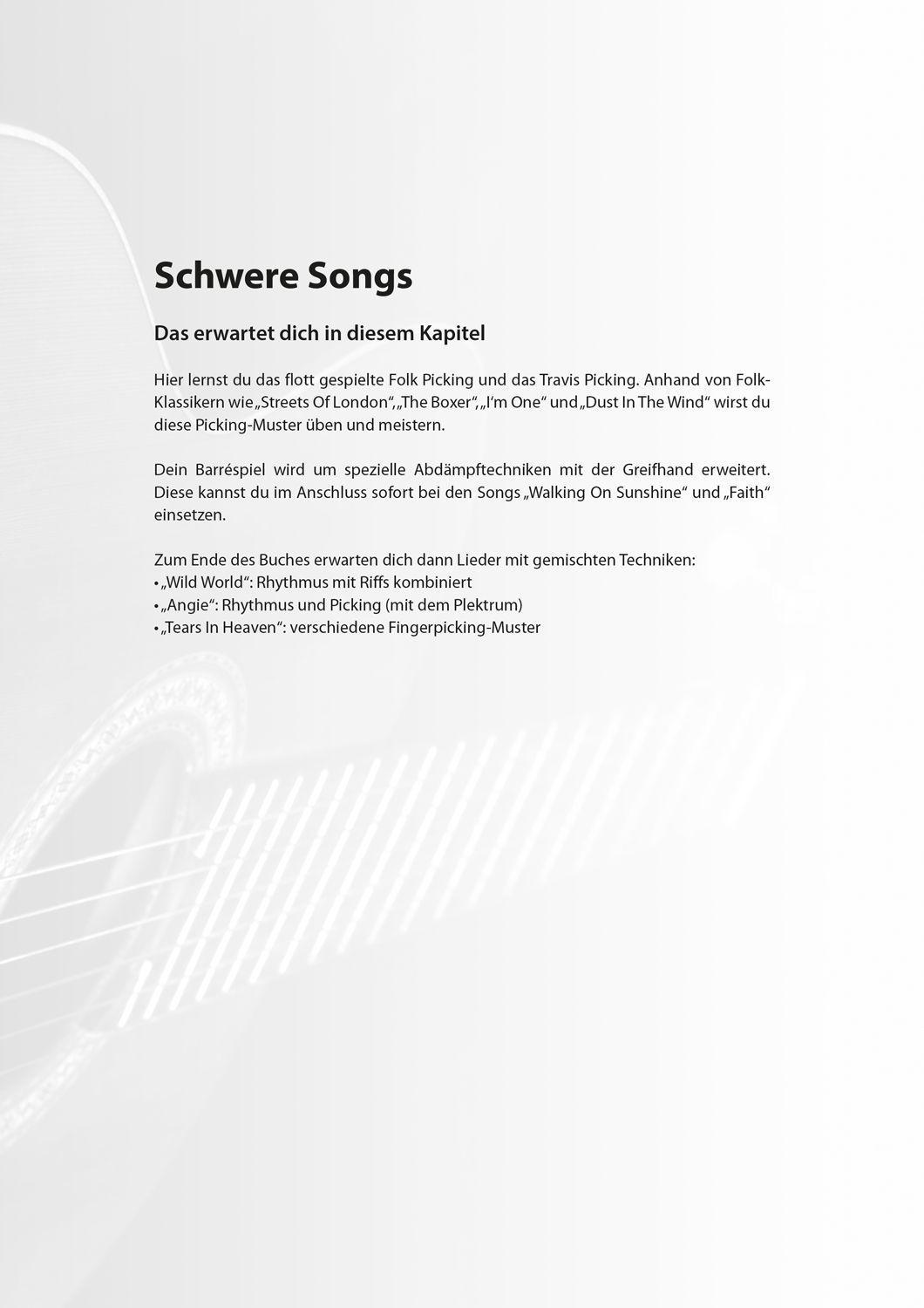 Beispielinhalt (Bild) Let's Play Guitar Band 2