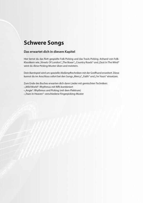 Beispielinhalt (Bild) Let's Play Guitar Band 2