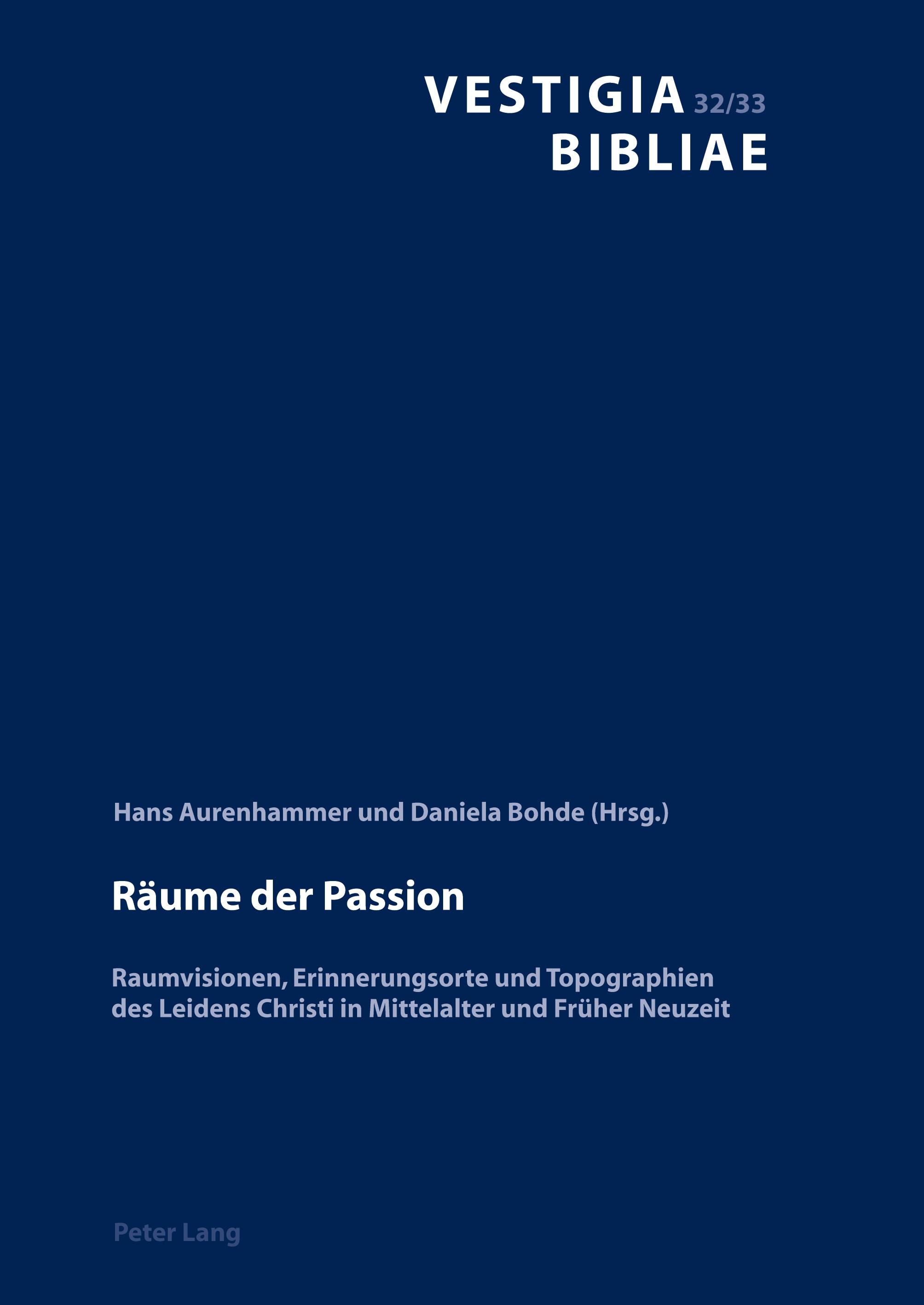 Vorderes Coverbild Räume der Passion
