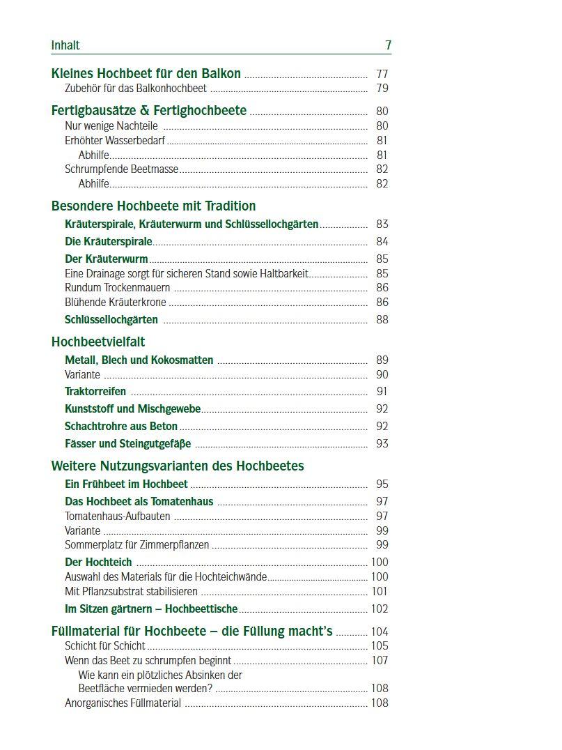 Beispielinhalt (Bild) Das Hochbeet