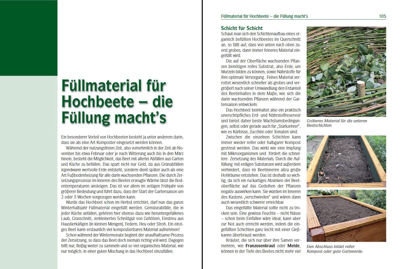 Beispielinhalt (Bild) Das Hochbeet