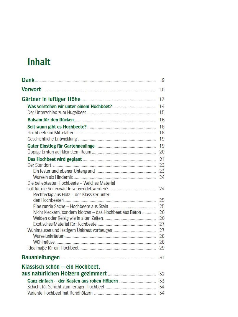 Beispielinhalt (Bild) Das Hochbeet