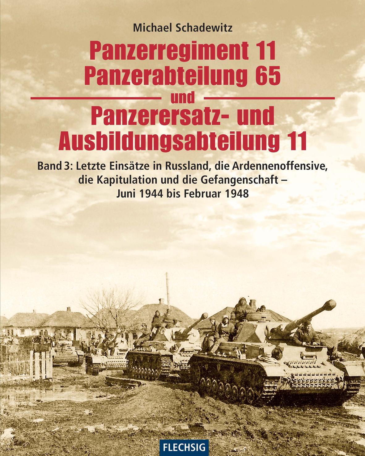 Vorderes Coverbild Panzerregiment 11, Panzerabteilung 65 und Panzerersatz- und Ausbildungsabteilung 11