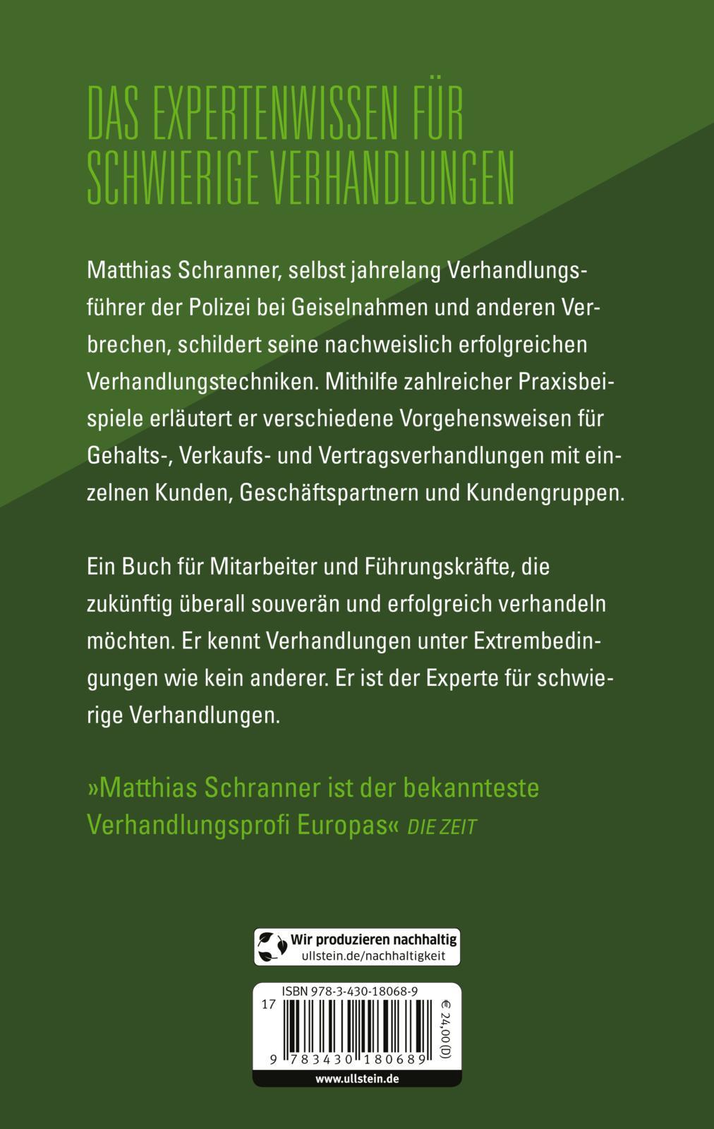 Rückseitencover Verhandeln im Grenzbereich