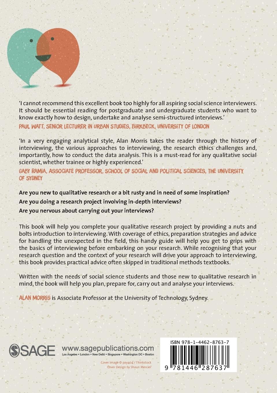 Rückseitencover A Practical Introduction to In-depth Interviewing