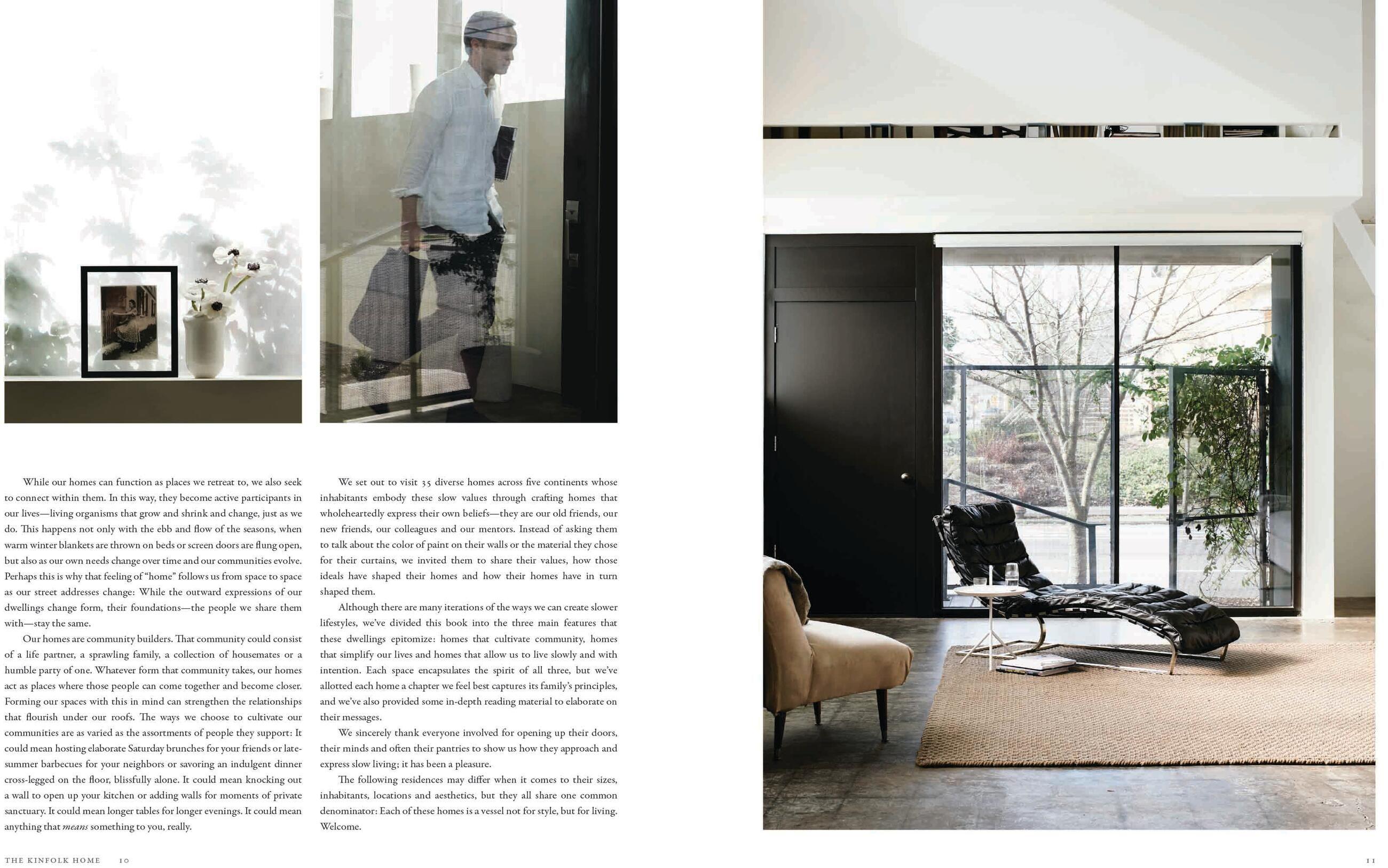 Beispielinhalt (Bild) The Kinfolk Home