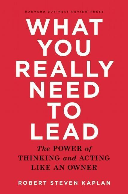 Vorderes Coverbild What You Really Need to Lead