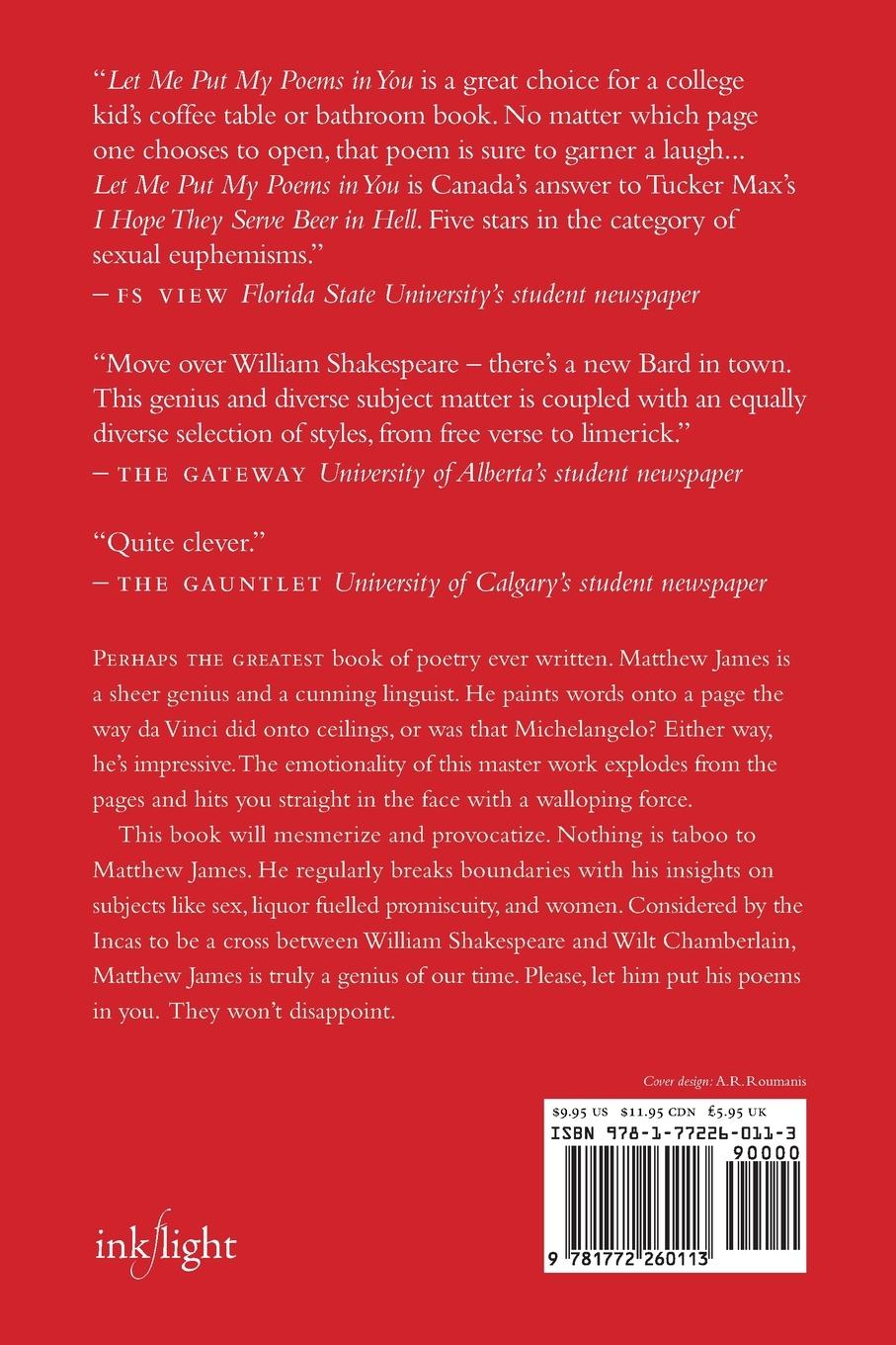 Rückseitencover Let Me Put My Poems In You