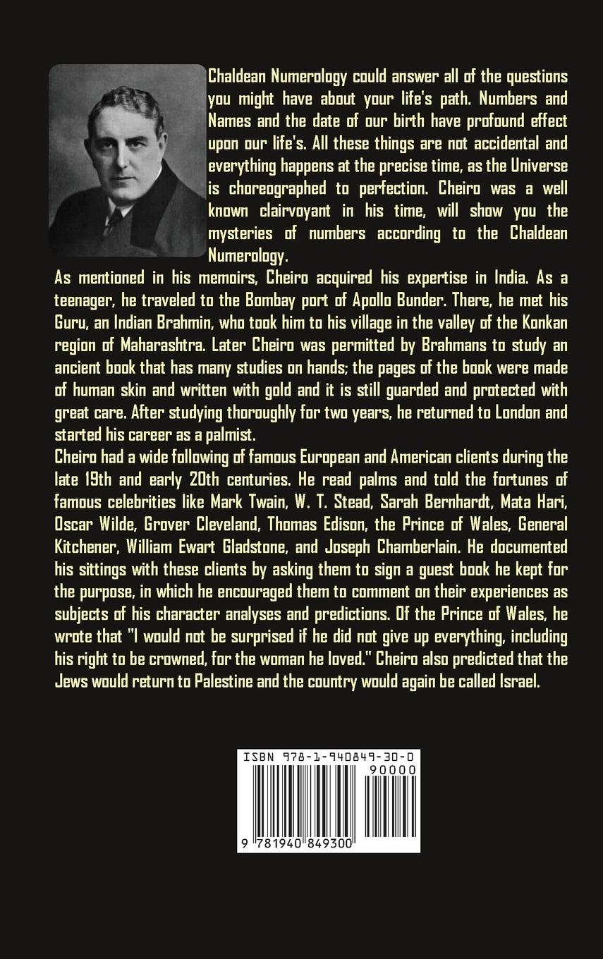 Rückseitencover Cheiro's Book of Numbers
