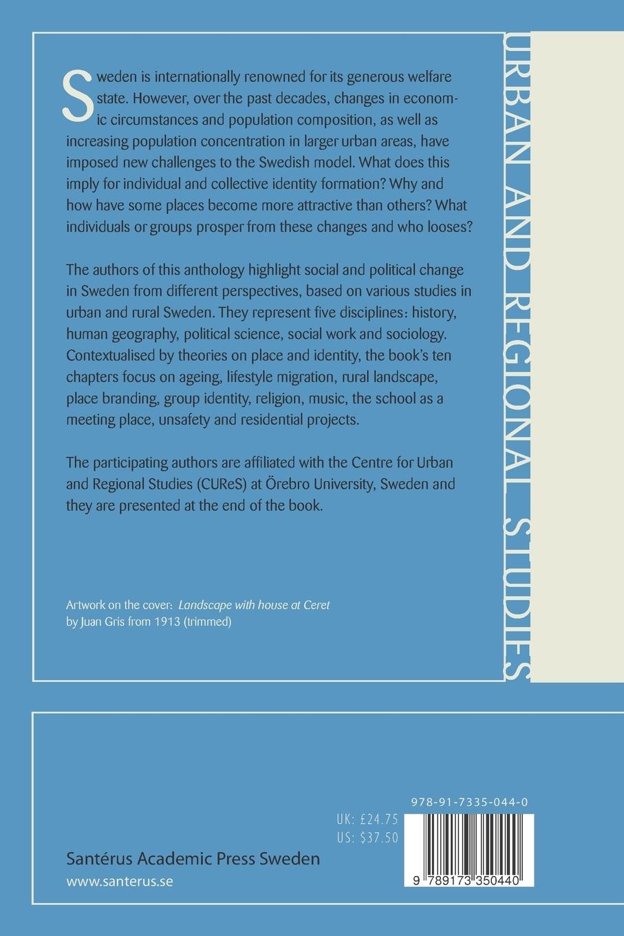 Rückseitencover Place and Identity