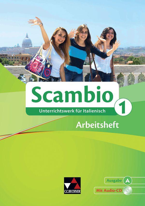 Vorderes Coverbild Scambio A. Arbeitsheft 1