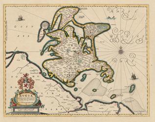 Vorderes Coverbild Historische Landkarte: Insel Rügen - 1647