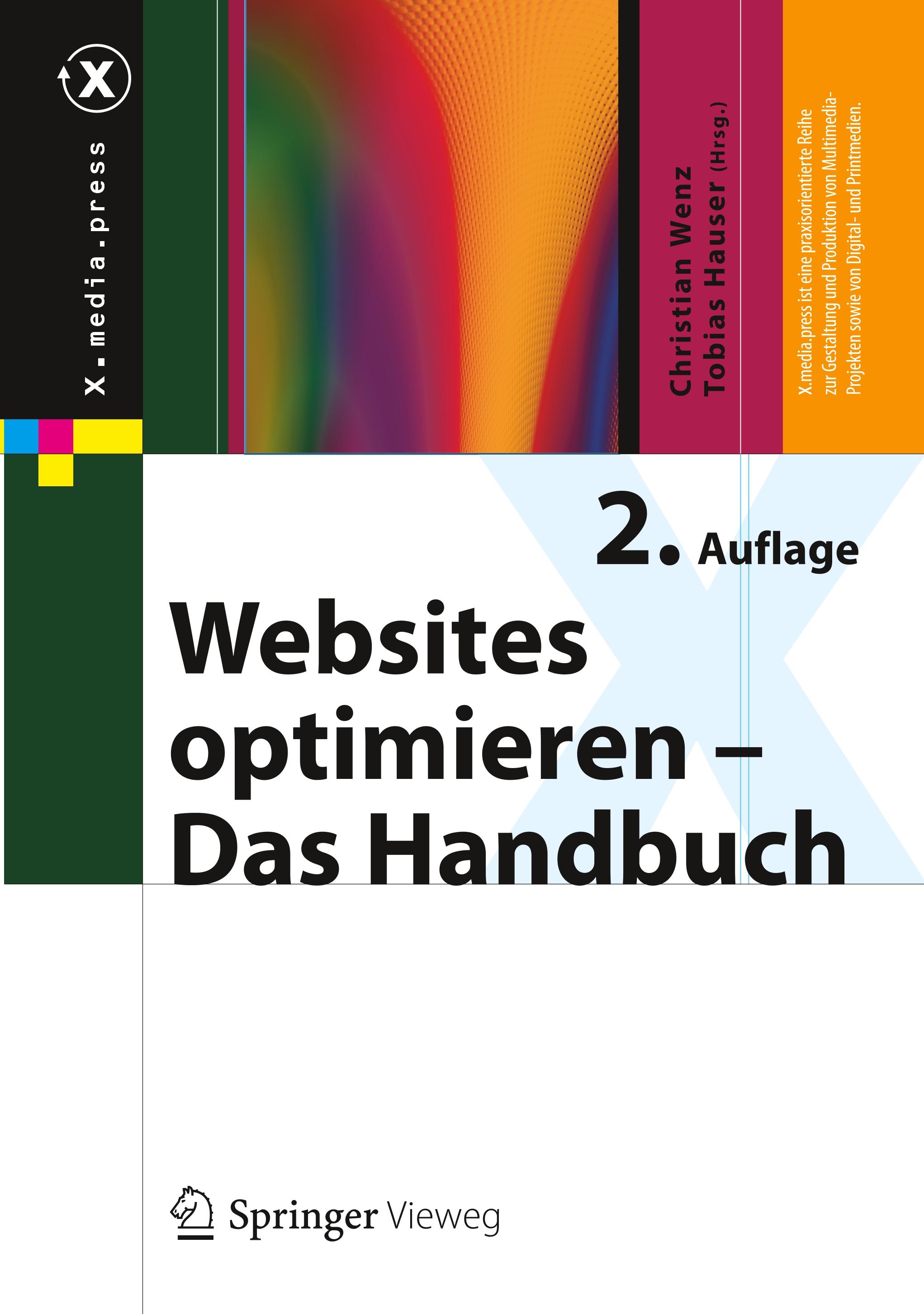 Vorderes Coverbild Websites optimieren - Das Handbuch