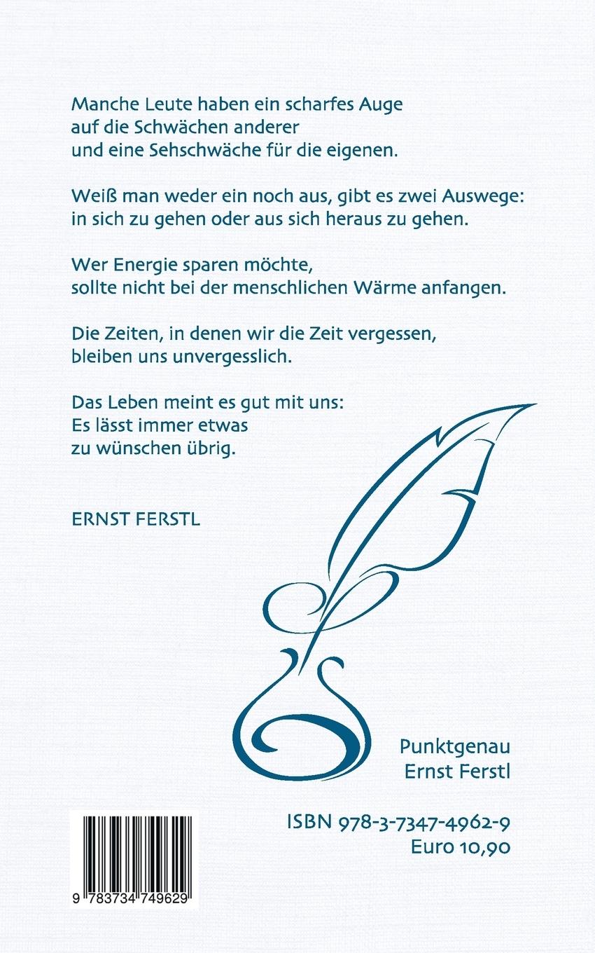 Rückseitencover Punktgenau