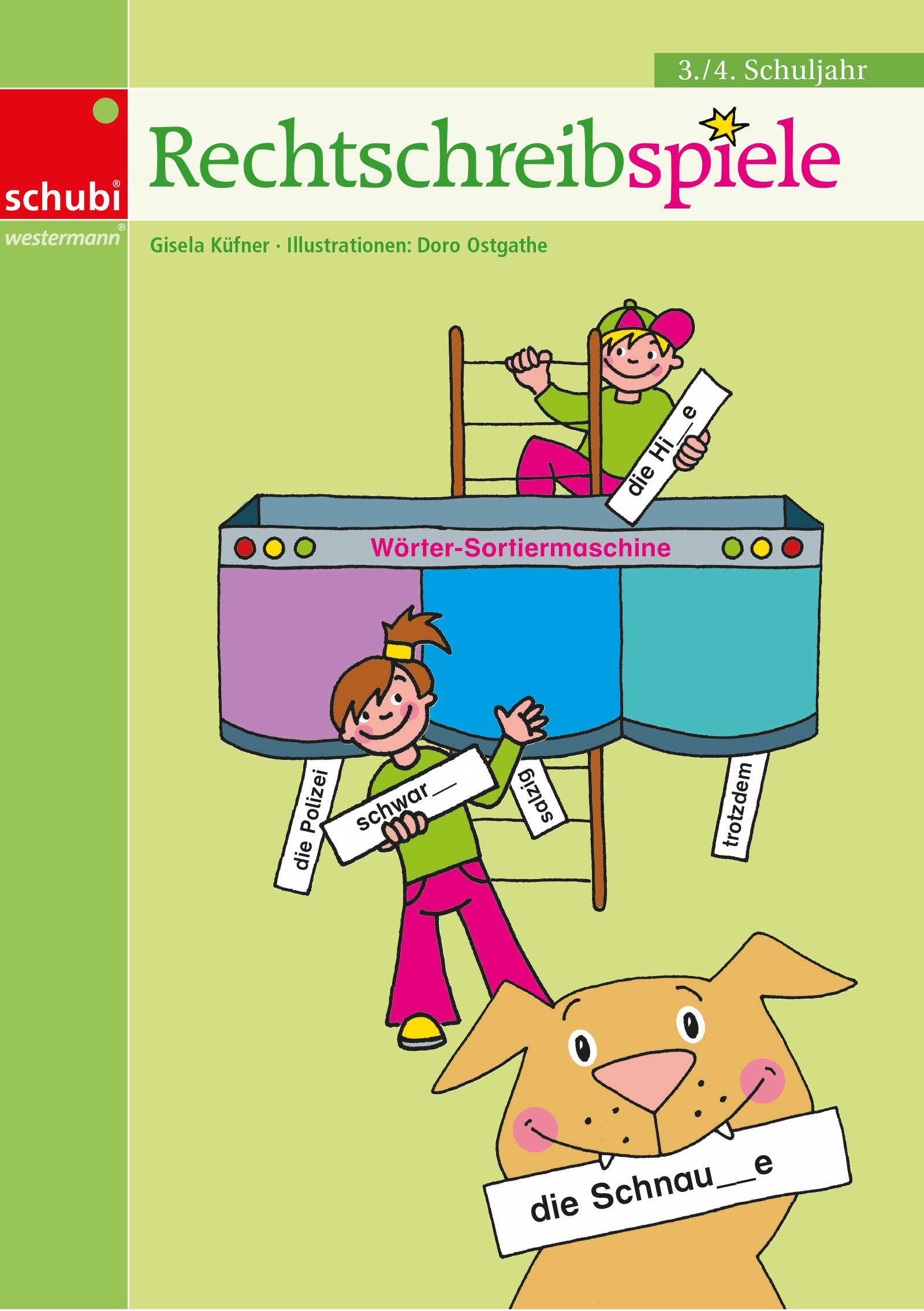 Vorderes Coverbild Rechtschreibspiele
