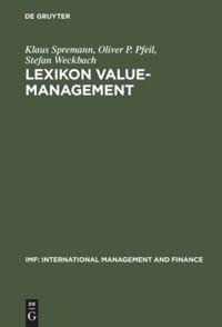 Vorderes Coverbild Lexikon Value-Management