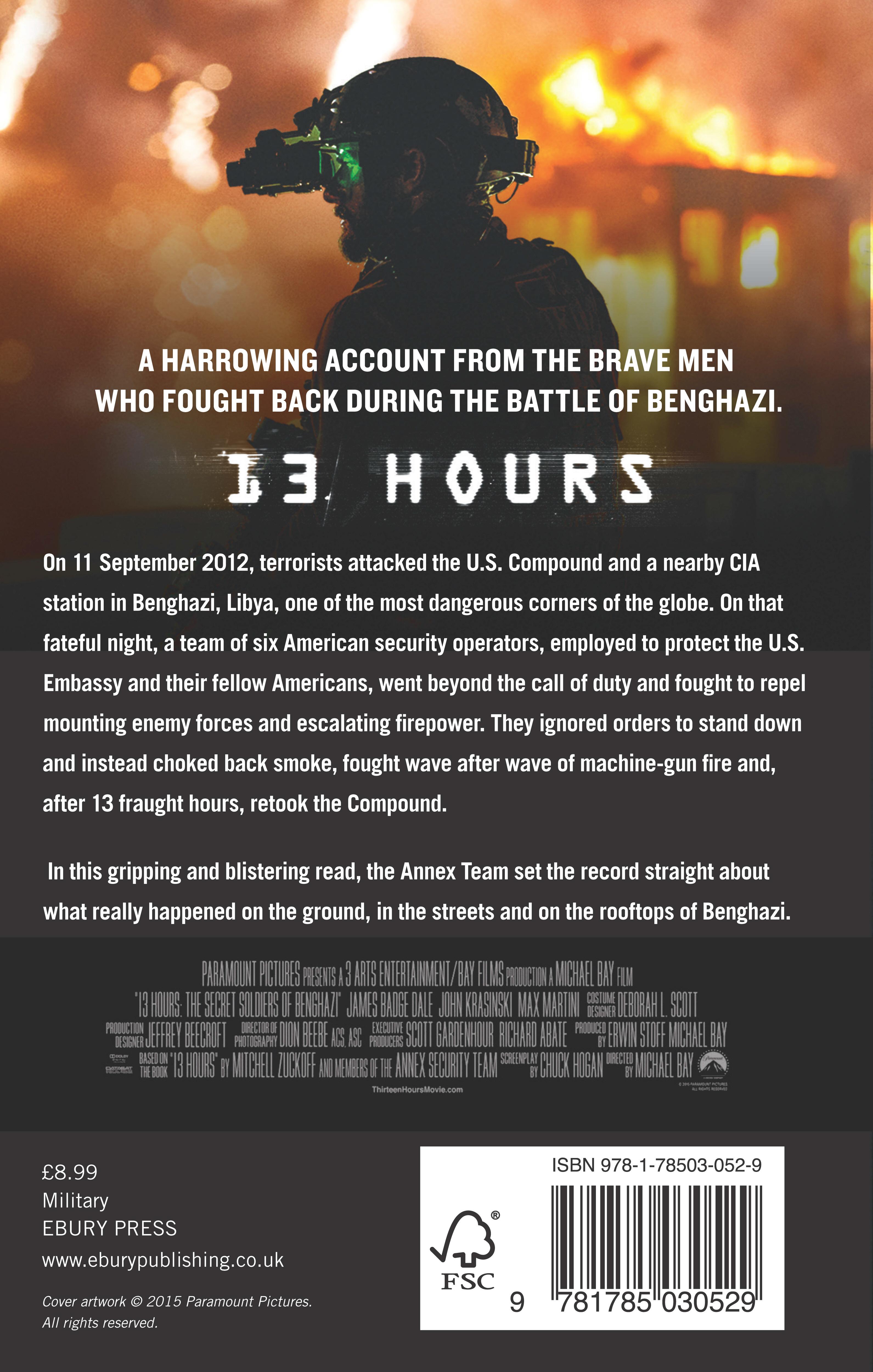 Rückseitencover 13 Hours