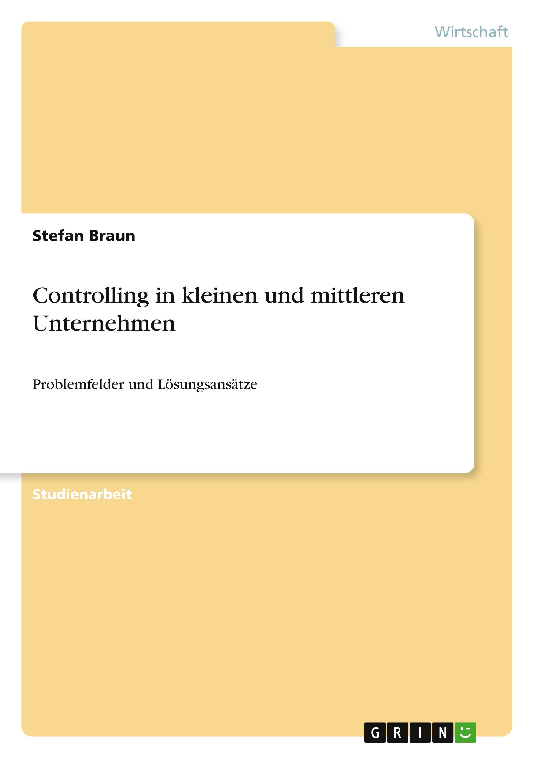 Vorderes Coverbild Controlling in kleinen und mittleren Unternehmen