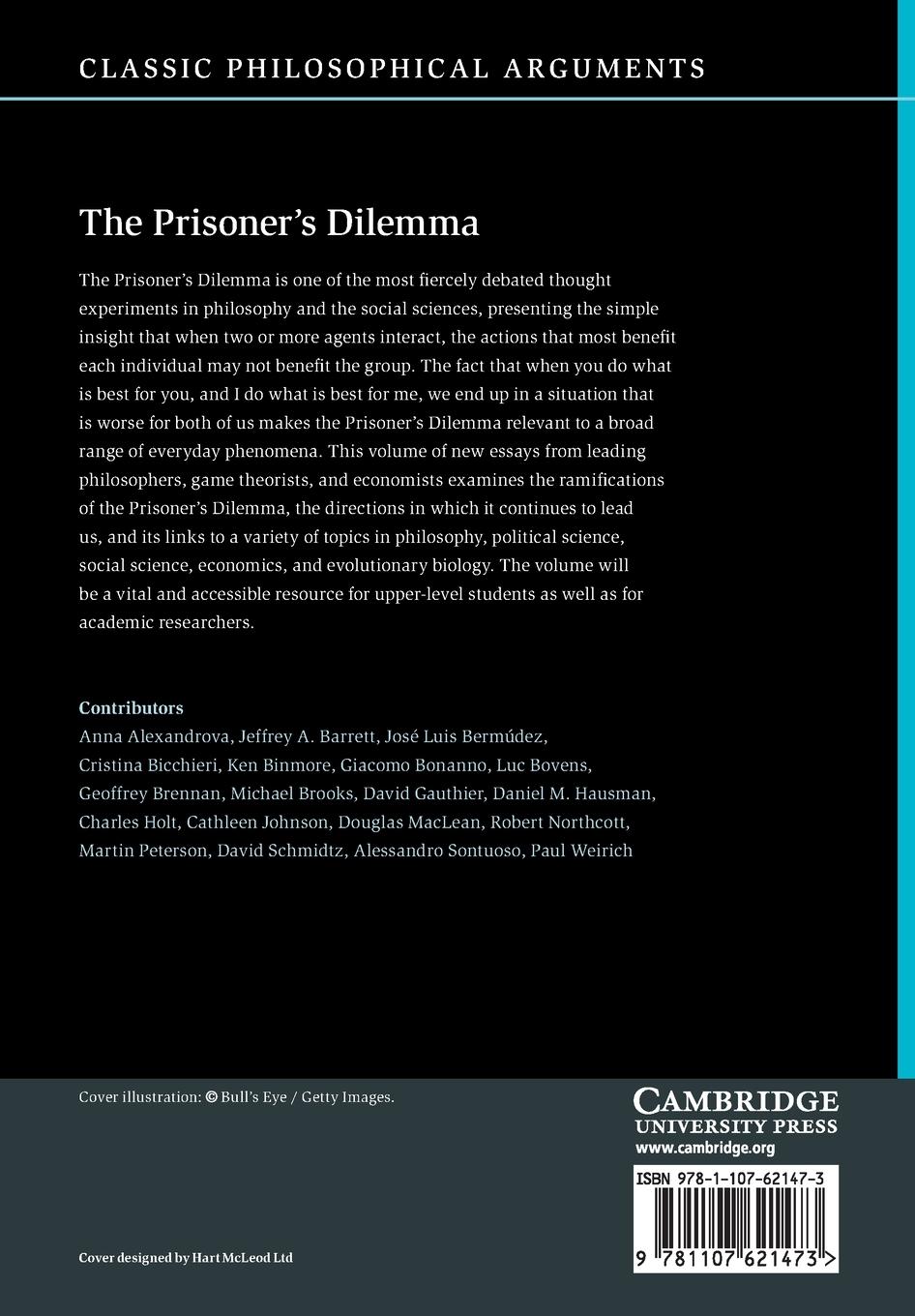 Rückseitencover The Prisoner's Dilemma