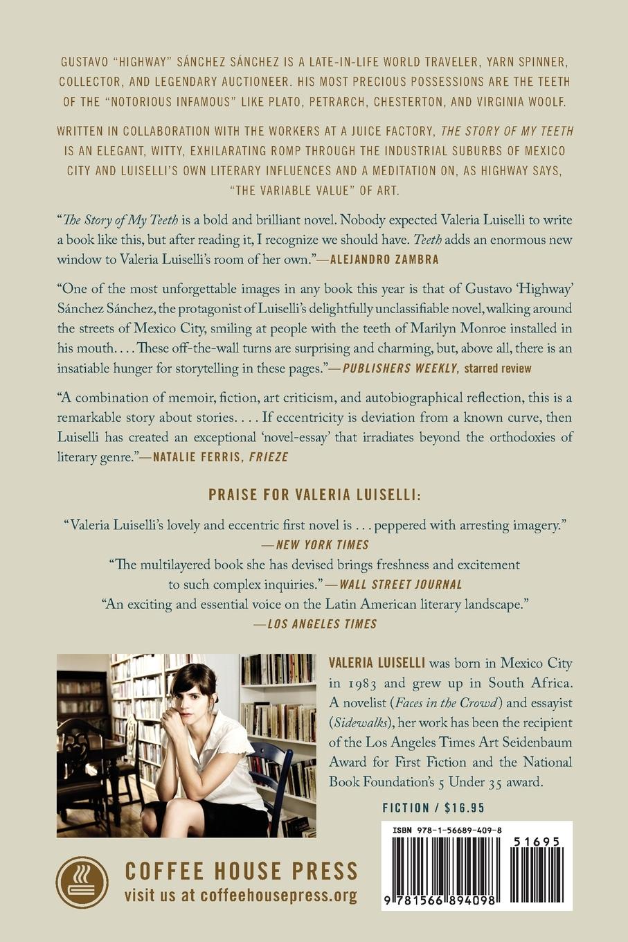 Rückseitencover The Story of My Teeth