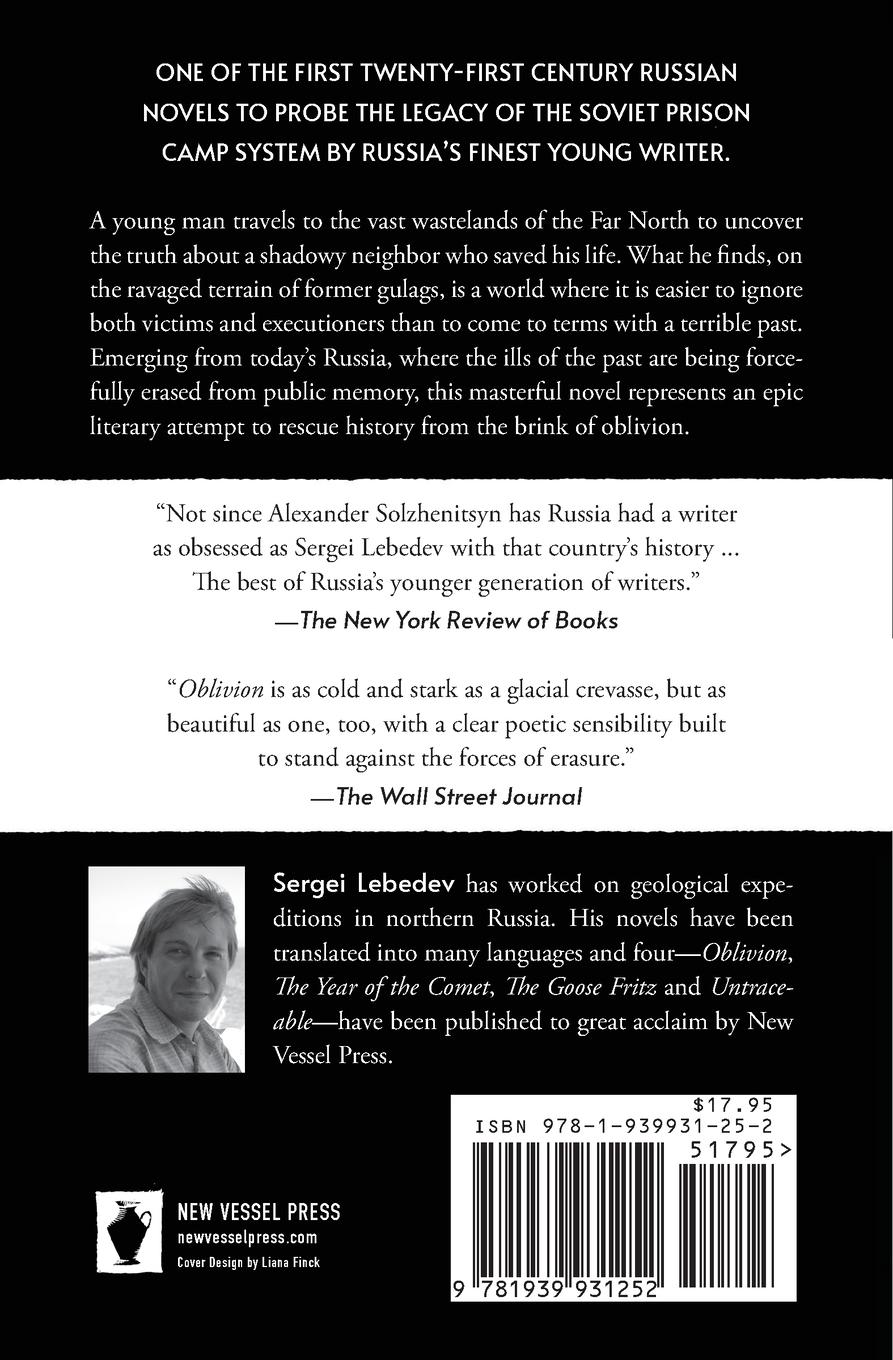 Rückseitencover Oblivion