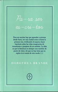 Vorderes Coverbild Para ser escritor