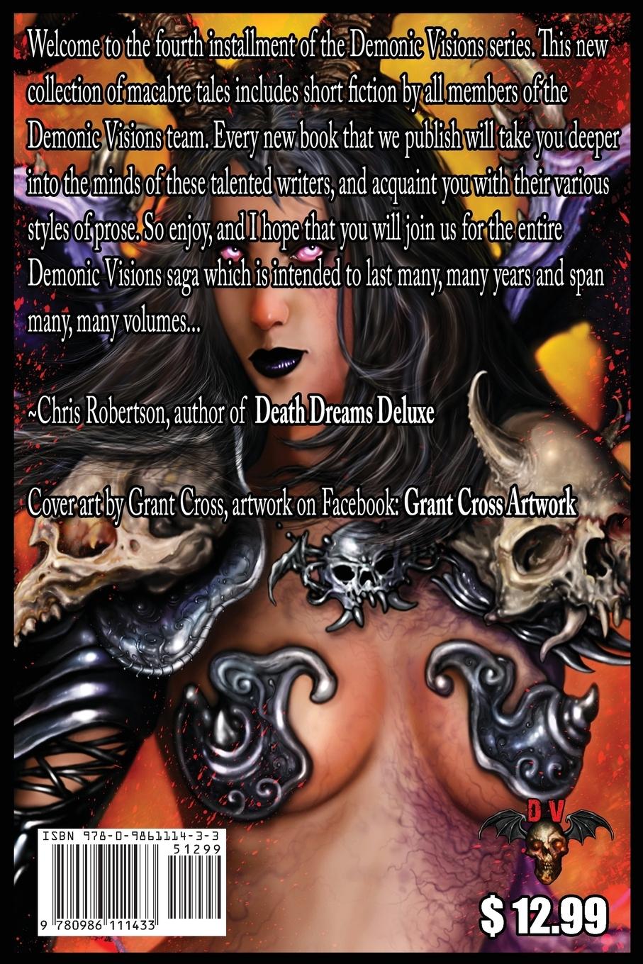 Rückseitencover Demonic Visions 50 Horror Tales Book 4