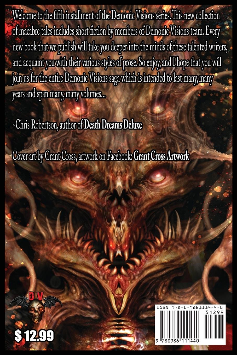 Rückseitencover Demonic Visions 50 Horror Tales Book 5