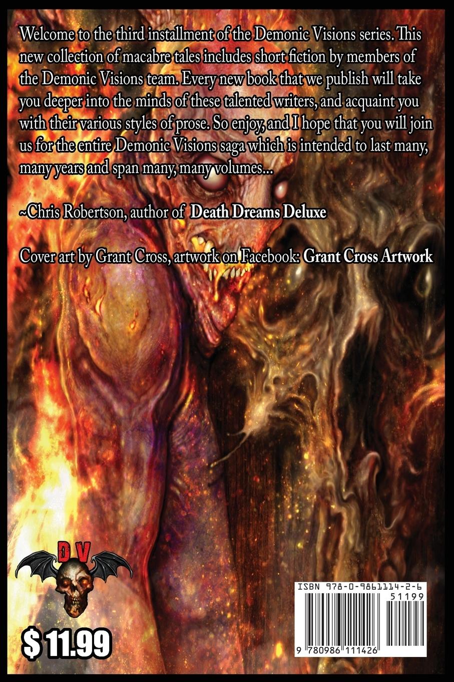 Rückseitencover Demonic Visions 50 Horror Tales Book 3