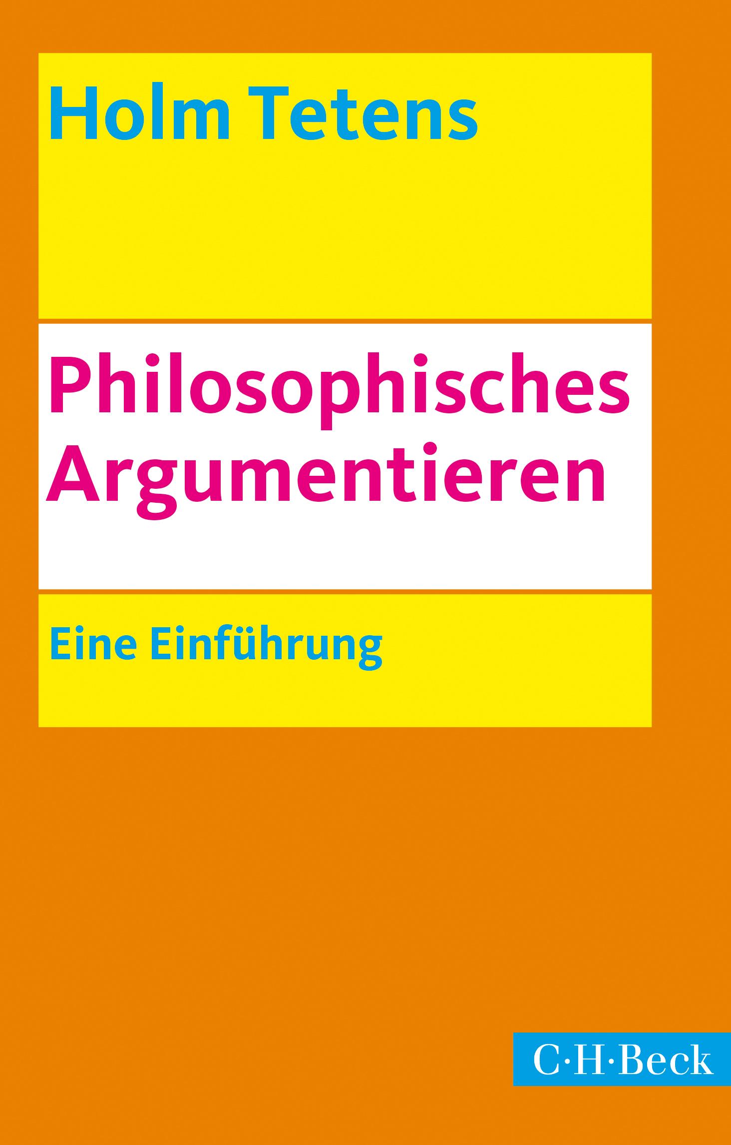 Vorderes Coverbild Philosophisches Argumentieren