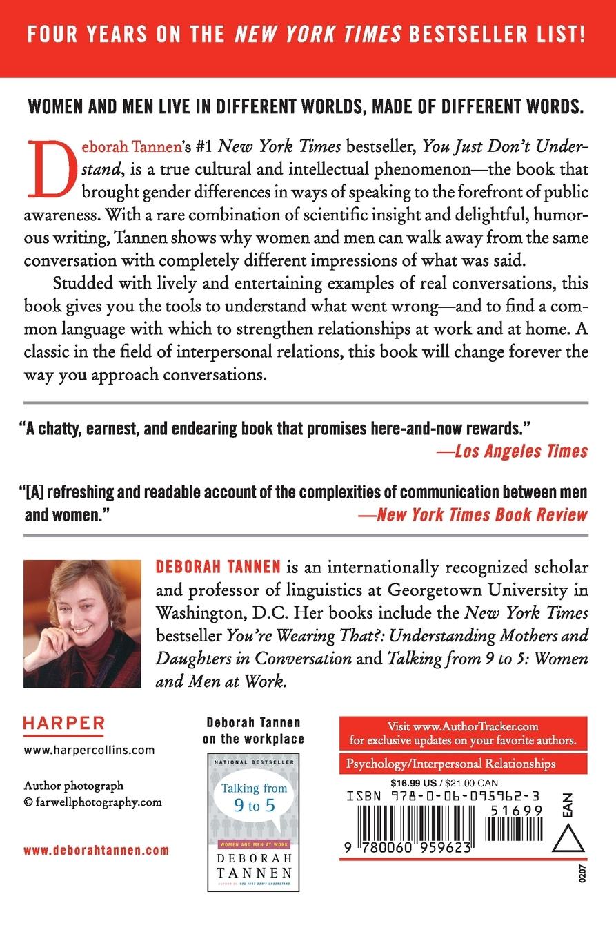 Rückseitencover You Just Don't Understand