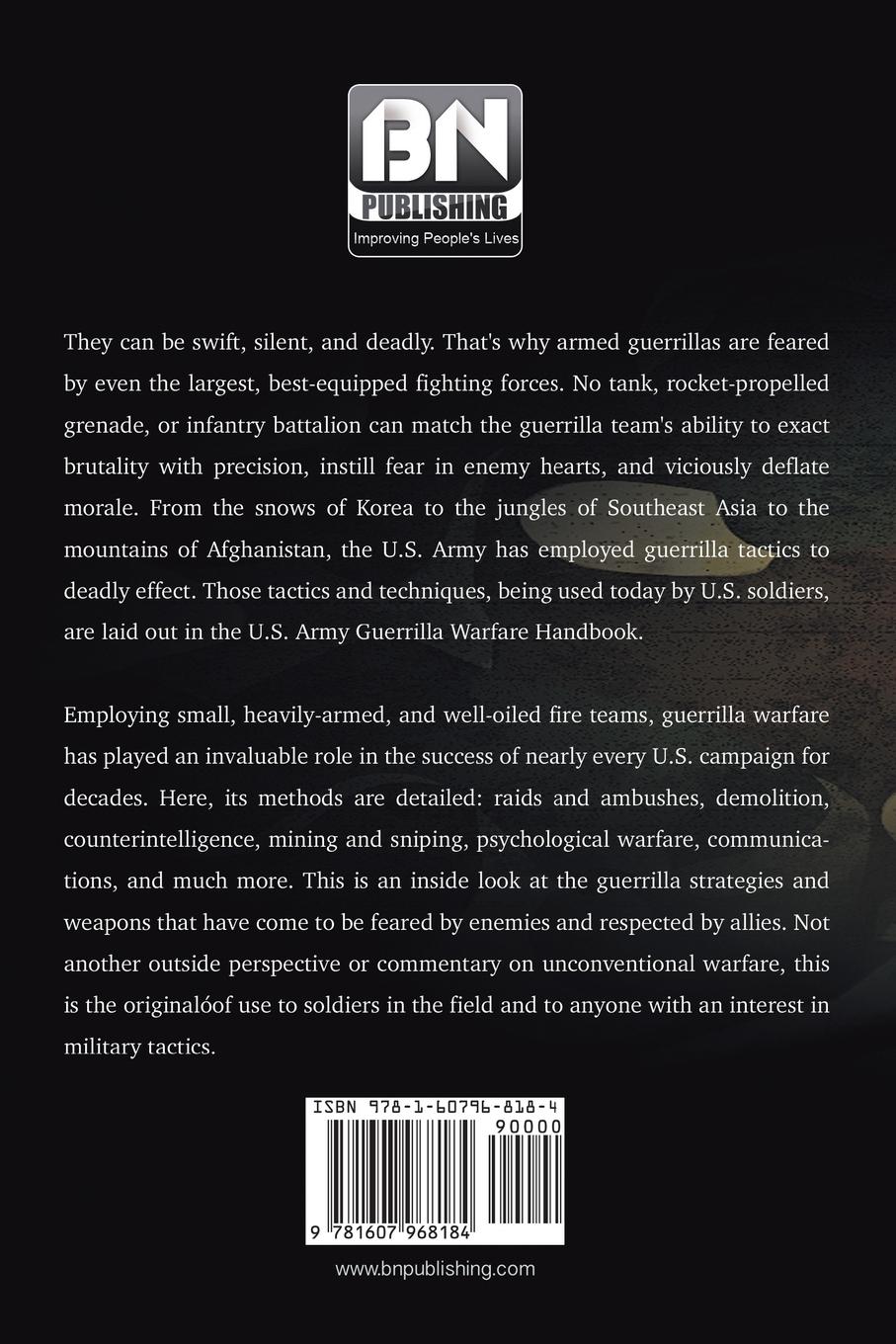 Rückseitencover U.S. Army Guerrilla Warfare Handbook