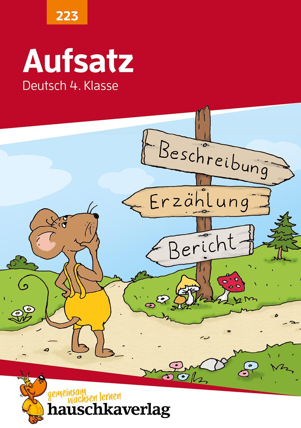 Vorderes Coverbild Aufsatz Deutsch 4. Klasse