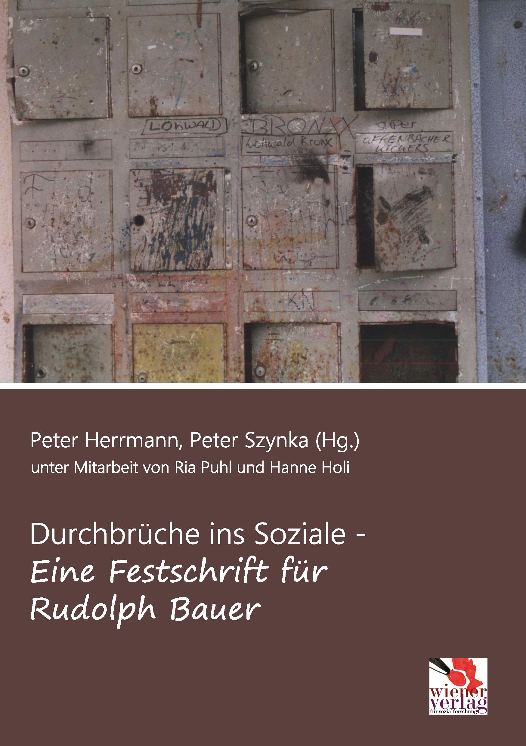 Vorderes Coverbild Durchbrüche ins Soziale - eine Festschrift für Rudolph Bauer