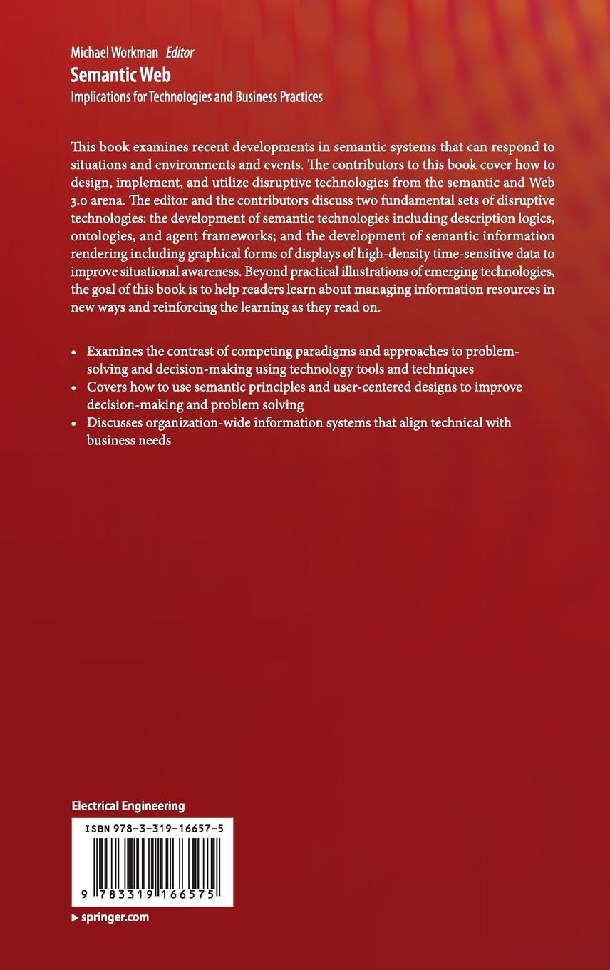Rückseitencover Semantic Web